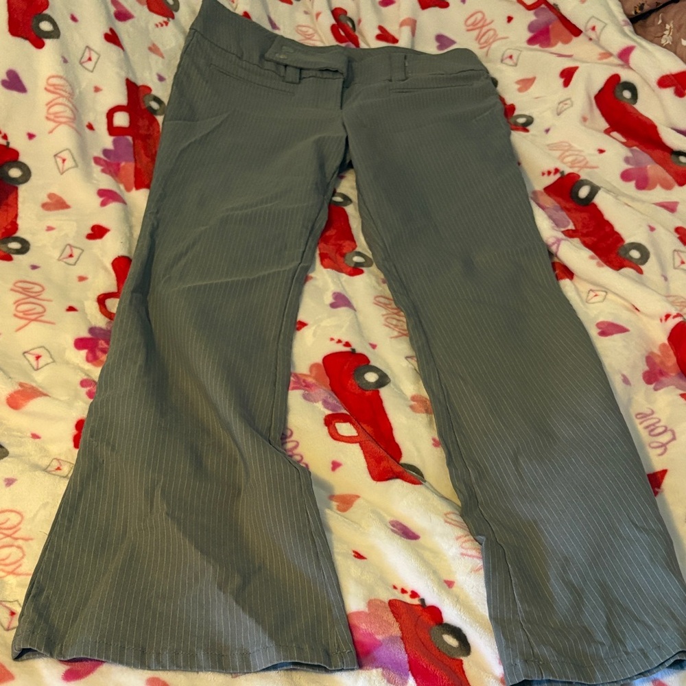 Forever 21 Men's Charcoal Pinstripe Pants